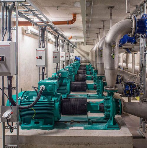 أنواع الطلمبات المستخدمة في محطات المياه